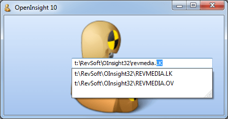 Autocomplete from a file list