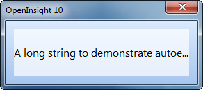 Label control with AUTOELLIPSES enabled