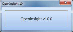 Label control with a sunken border