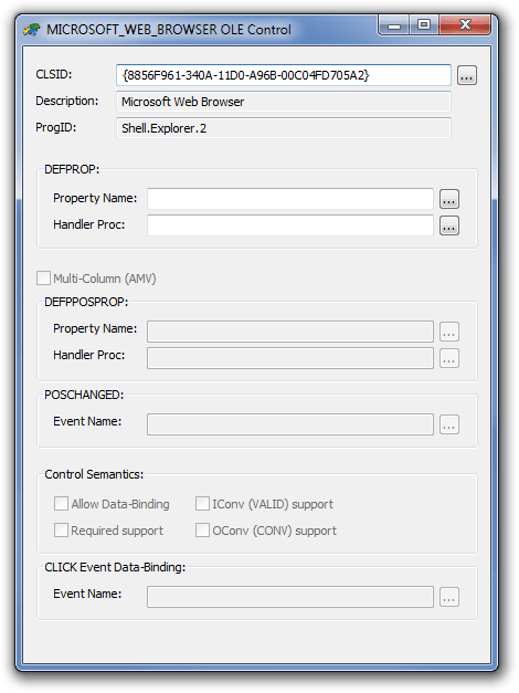 OLE Control Registration