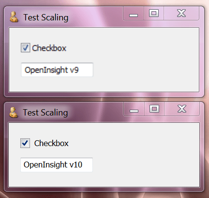 High-DPI comparison between v9 and v10