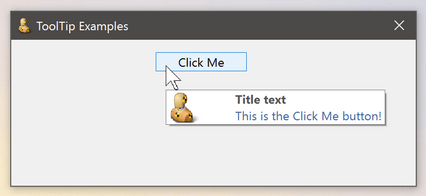 Tooltip with large icon
