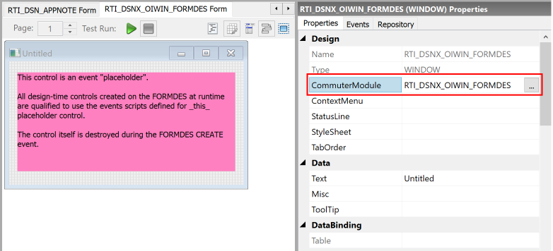 CommuterModule Property
